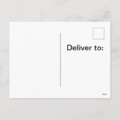 Motocyclettes sur une carte de Noël (Dos)