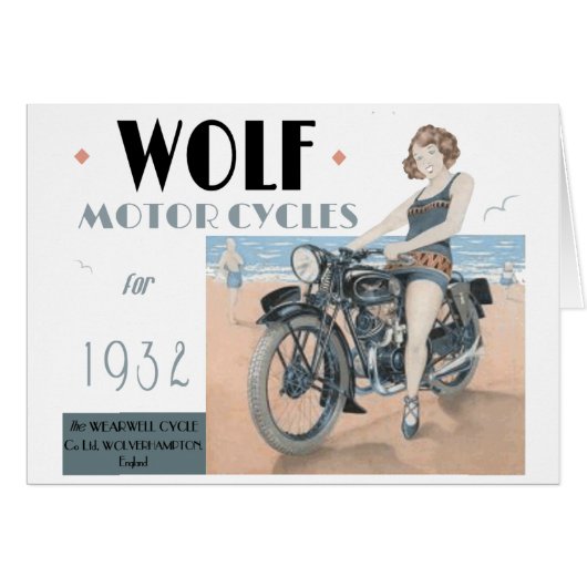Motocyclettes Wolf (Devant horizontal)