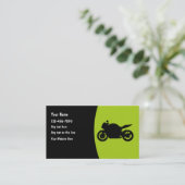 Motocyclisme Motocycliste Cartes de visite mécanic (Debout devant)