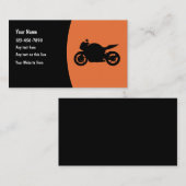 Motocyclisme Motocycliste Cartes de visite mécanic (Devant / Derrière)