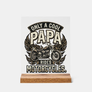 Motocycliste Vintage Cool Papa