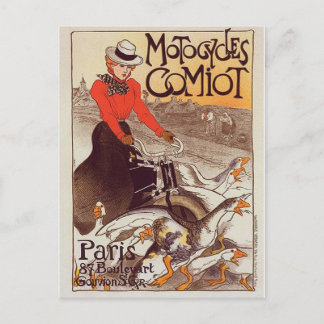 Motofietsen Comiot - Parijs  Briefkaart
