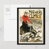 Motofietsen Comiot, Steinlen Briefkaart (Voorkant / Achterkant)
