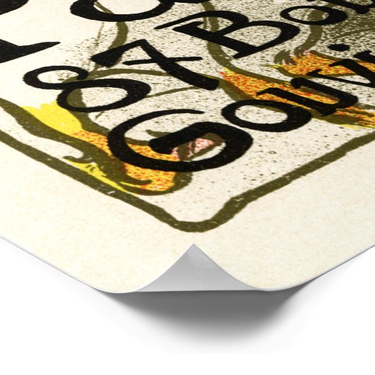 Motofietsen Comiot, Steinlen Poster (Hoek)