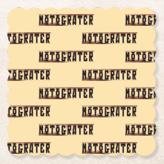 MOTOGRATER Papieren Coasters Kartonnen Onderzetters