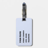 Motogross Bagagelabel (Achterkant verticaal)