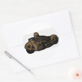 motoman ronde sticker (Envelop)