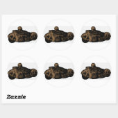 motoman ronde sticker (Vel)