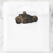 motoman ronde sticker (Tas)