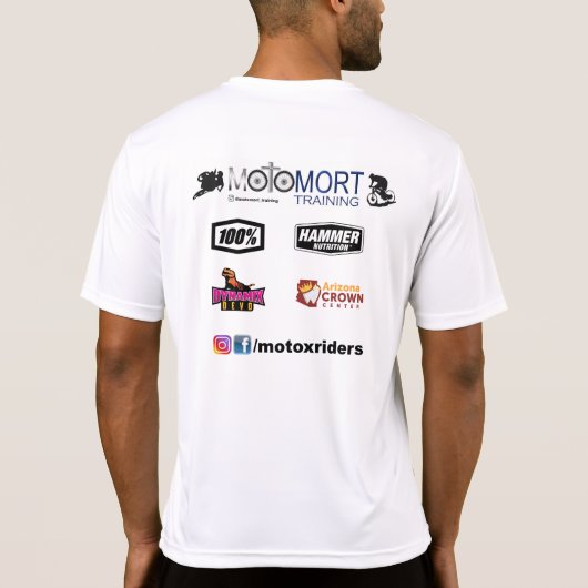 MotoMort Training Enduro Team Performance T-Shirt (Dos)