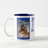 MotoMysteries-Mok Tweekleurige Koffiemok (Links)