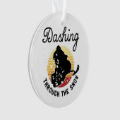 Motoneige - Dashing À Travers La Neige (devant)