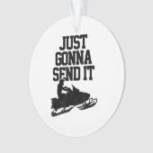 Motoneige Vient De L'Envoyer Drôle Motoneige Gif (devant)