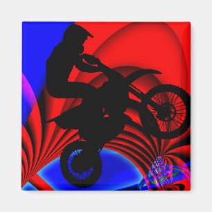 MotoOverweg Going Loopy Magneet