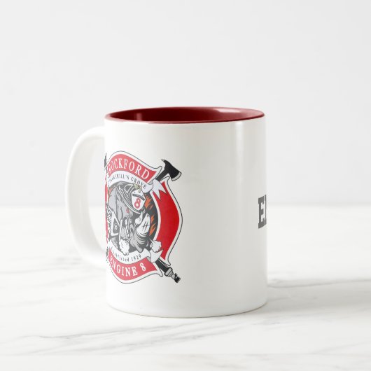 Motor 8 Koffie-Mok Tweekleurige Koffiemok (Voorkant links)