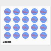 Motor Boatin' Ronde Sticker (Vel)