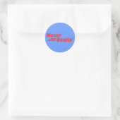 Motor Boatin' Ronde Sticker (Tas)