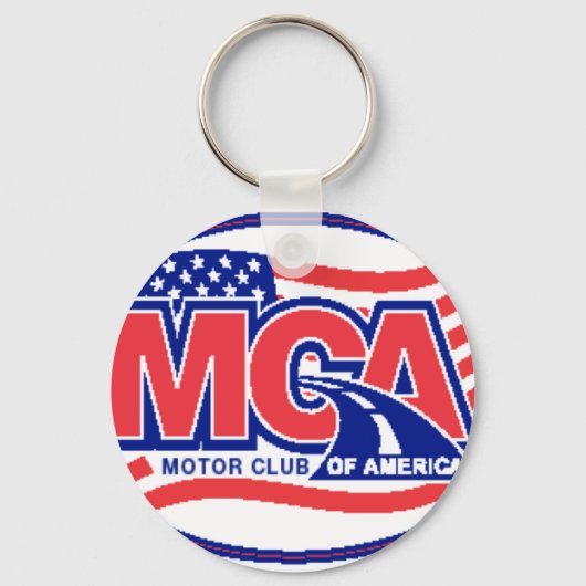 Motor Club van Amerika Sleutelhanger (Voorkant)
