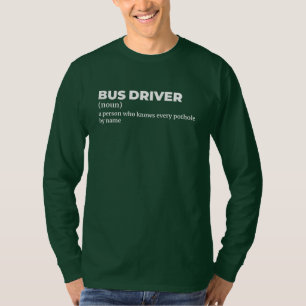Motor Coach Bestuurder Definitie T-shirt