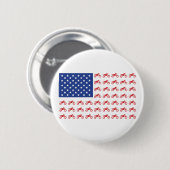 Motor-Cycle-Flag-Moto-Cross Ronde Button 5,7 Cm