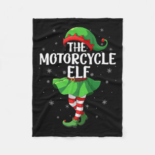 Motor Elf Kerst Meisjes Vrouwen Elf Squad Kerstmis Fleece Deken