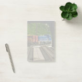Motor en cabine op E. Pgh 4x6" Post-it notes (Kantoor)