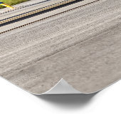 Motor en dampen van het vliegtuig poster (Hoek)