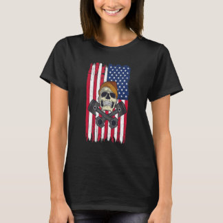 Motor For Car Mechanics Patriotic T-shirt