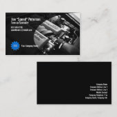 Motor Grey Car Service Visitekaartje (Voorkant / Achterkant)