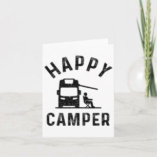 Motor-home RV Stuff Mannen Happy Camper Kaart