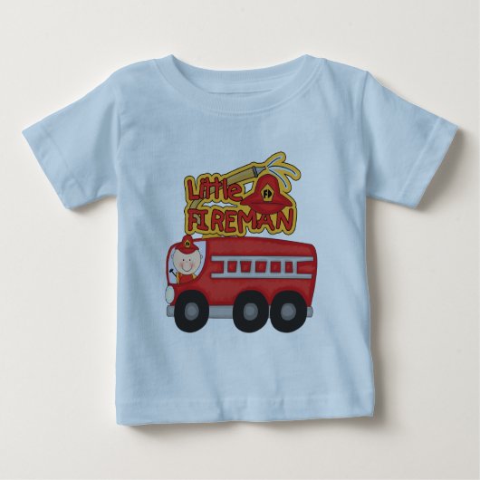 Motor Kleine Brandweerman Tshirts en geschenken (Voorkant)