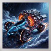 Motor Overkill - Fantastisch auto concept ontwerp Poster (Voorkant)