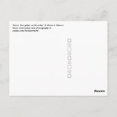 Motor Paraglider op Blue Sky Briefkaart (Achterkant)