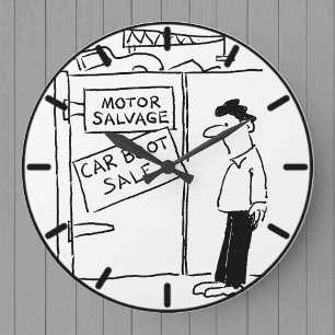 Motor sloopwerf grote klok