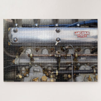 Motor van het type Jaguar C. Legpuzzel