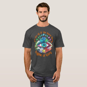 Motor van T-Shirt (Unity Faded Rainbow-kleuren)