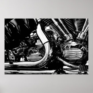 Motor Vector Poster