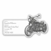 Motorbagage ID Sticker (Voorkant)