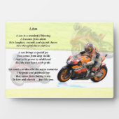 Motorbike Design - son poème Plaque (Devant)