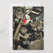 Motorbike Motorcycle Biker Invitation à tout usage (Devant)