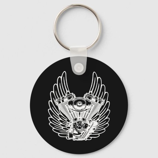 Motorbikerbord Sleutelhanger (Voorkant)
