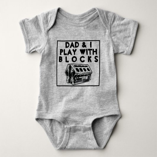Motorblok T-shirt met vader (Voorkant)