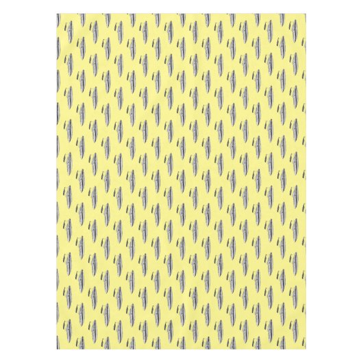 Motorboot cartoon illustratie tafelkleed (Voorkant)