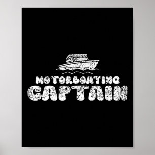Motorboot Kapitein Motorboten Motorboot Motorboot Poster