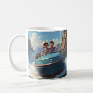 Motorboot Koffie Mok