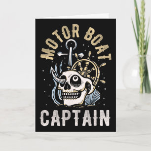 Motorbootkapitein Funny Pontonboot Motorboot Kaart