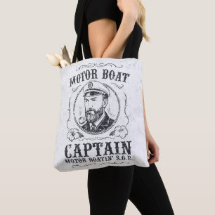 Motorbootkapitein Funny Pontoon-varen Draagtas
