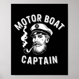 Motorbootkapitein Snel Water Nautilsche Avontuur Poster