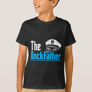 Motorbootkapitein zeilen jachten motorbootvaren t-shirt