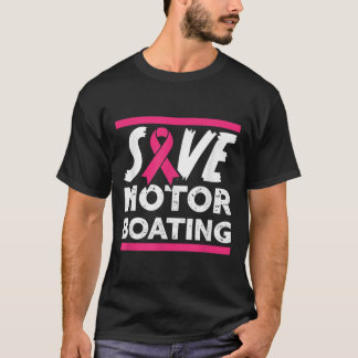 Motorbotoch besparen Funny Breast Cancer Awareness T-shirt